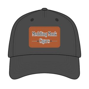 Mid Profile Baseball Cap with Leather Patch (Rectangle)